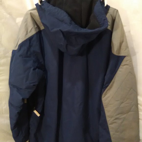 Decathlon Quechua Men's Hooded Winter/Ski Jacket Color Navy/Gray Size XL - Picture 6 of 8